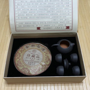 Подарочный чайный набор шу пуэр и набор посуды